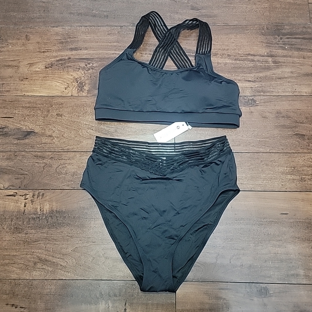 Holipick Women’s Bikini Set 2 pc Size Med Swimwear Bathing Suit High-Waisted